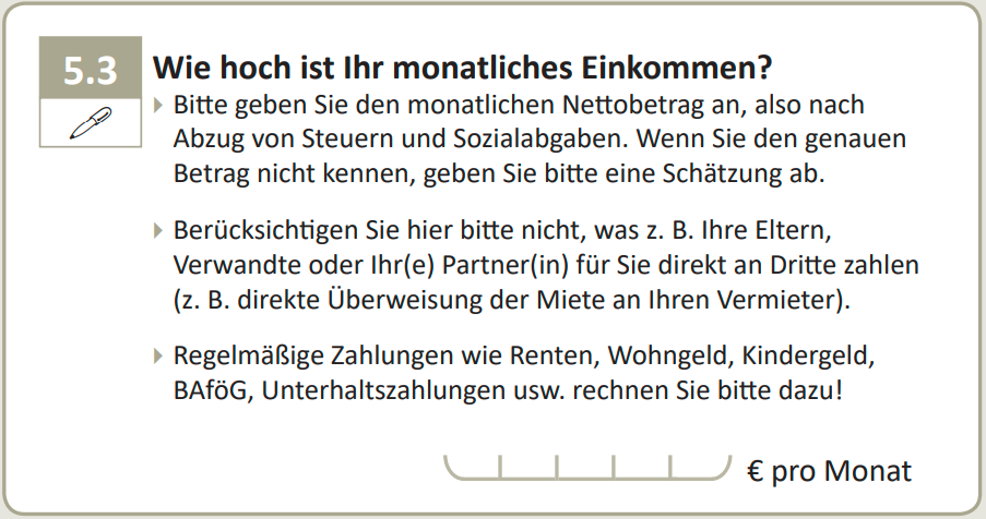 Wie hoch ist Ihr monatliches Einkommen?