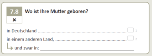 Wo ist Ihre Mutter geboren?