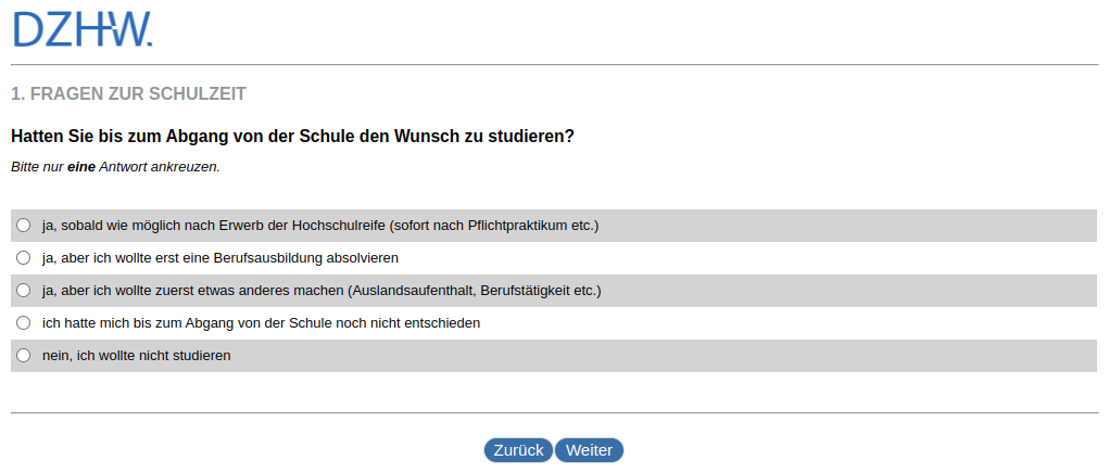 Did you have the desire to study until you left school?