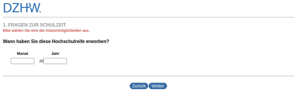 When did you obtain this higher education entrance qualification?