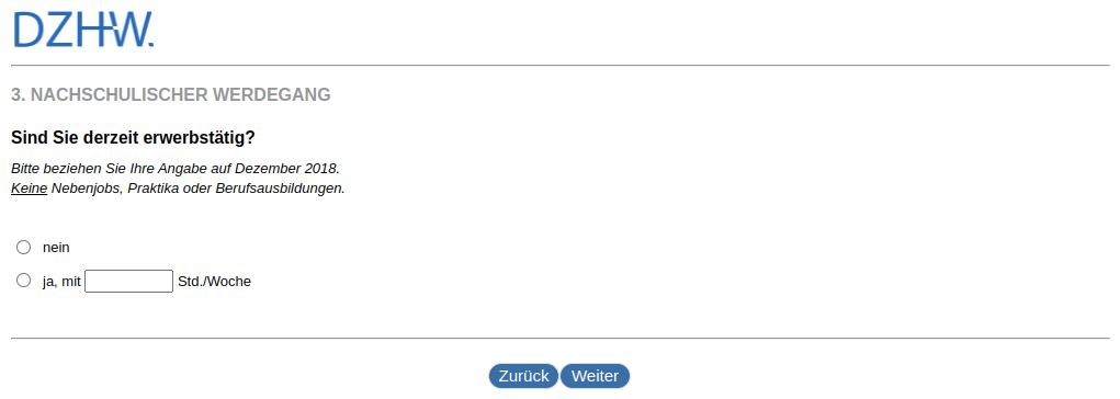 Are you currently employed?