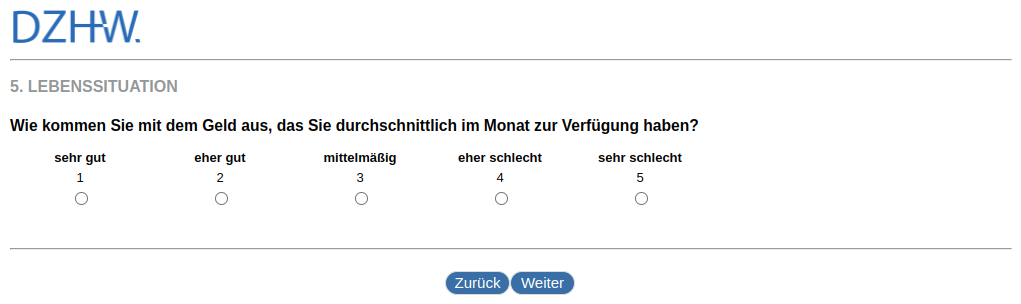 How do you manage with the money you have available on average per month?