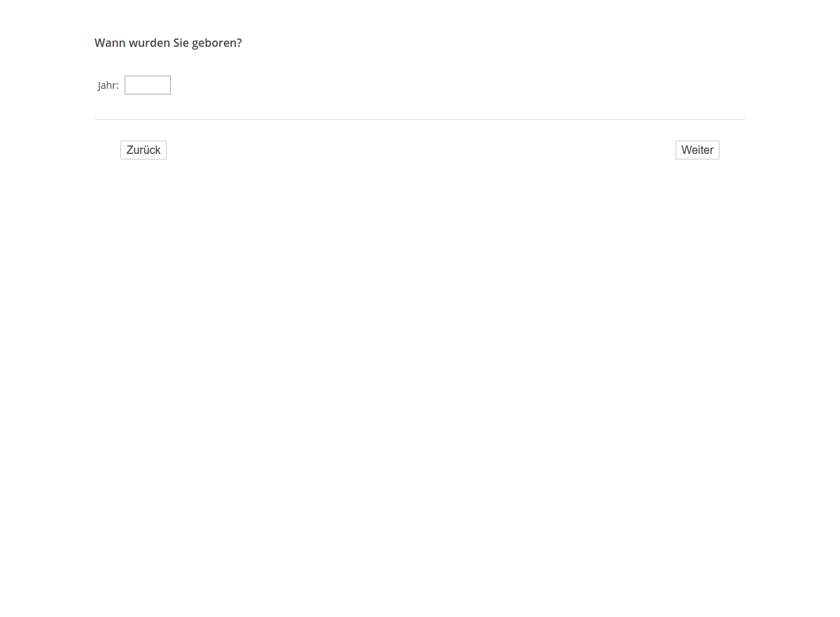 Wann wurden Sie geboren?