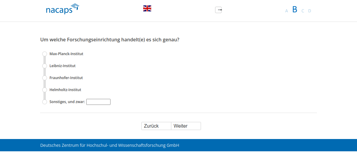 Um welche Forschungseinrichtung handelt(e) es sich genau?