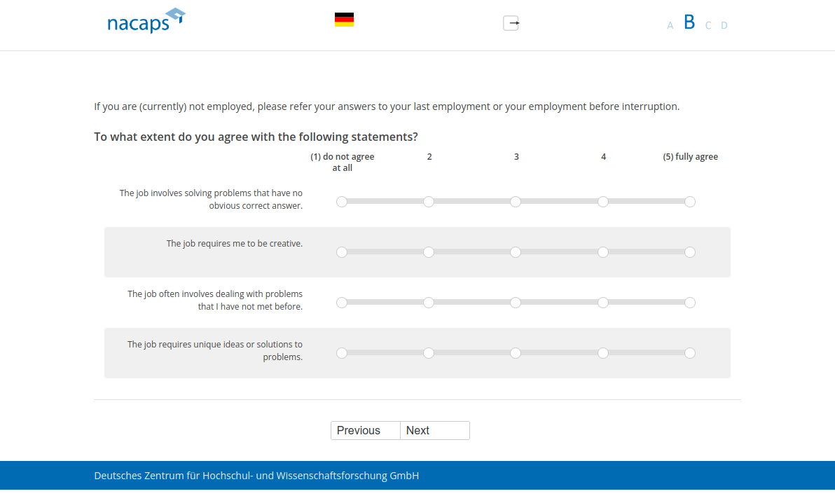 To what extent do you agree with the following statements?