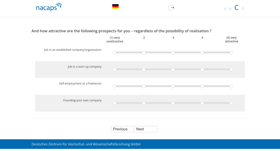 And how attractive are the following prospects for you – regardless of the possibility of realisation&nbsp;?