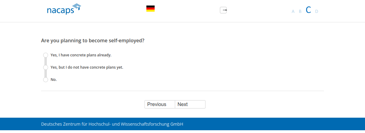 Are you planning to become self-employed?