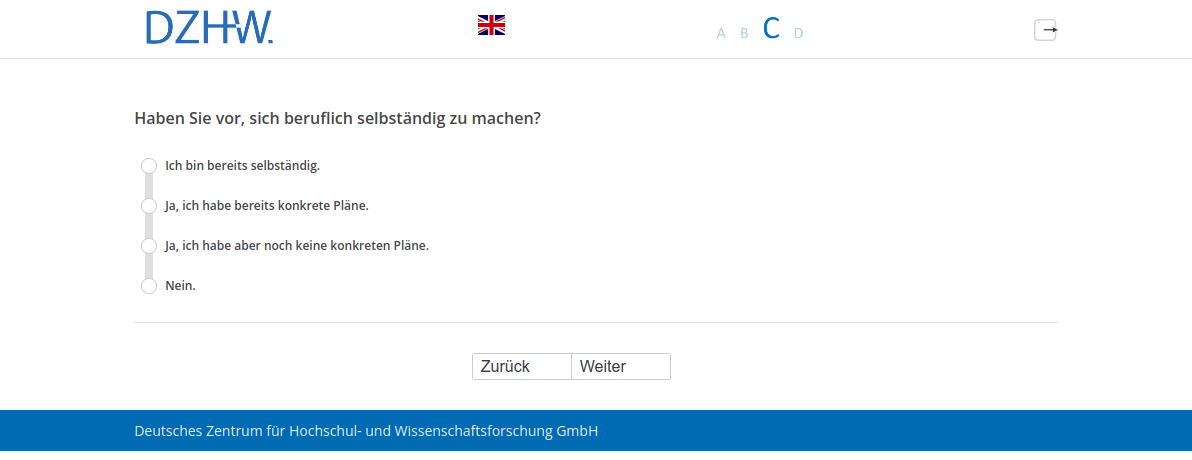 Haben Sie vor, sich beruflich selbständig zu machen?