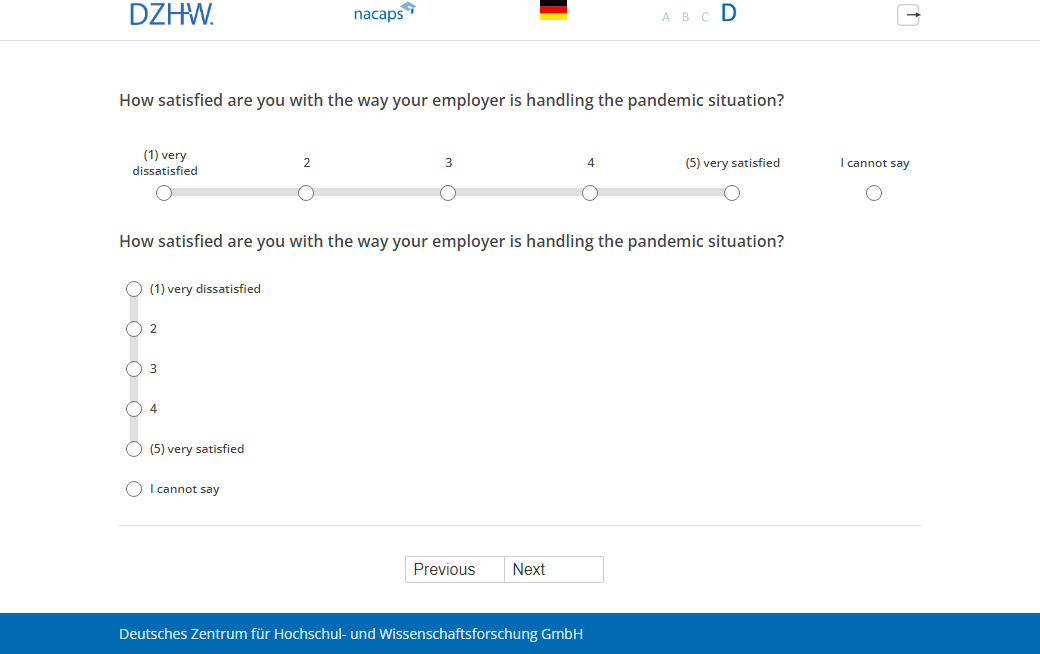 How satisfied are you with the way your employer is handling the pandemic situation?How satisfied are you with the way your employer is handling the pandemic situation?