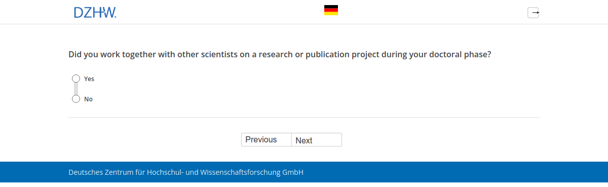 Did you work together with other scientists on a research or publication project during your doctoral phase?