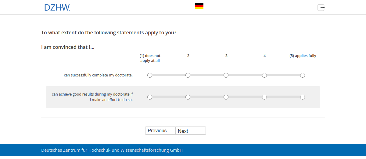 To what extent do the following statements apply to you? I am convinced that I…