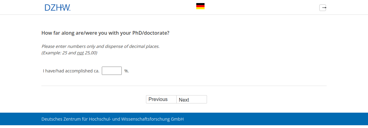 How far along are/were you with your PhD/doctorate?