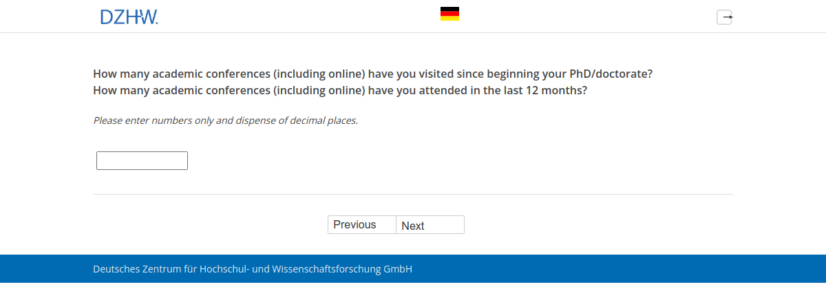 How many academic conferences (including online) have you visited since beginning your PhD/doctorate?,How many academic conferences (including online) have you attended in the last 12 months?