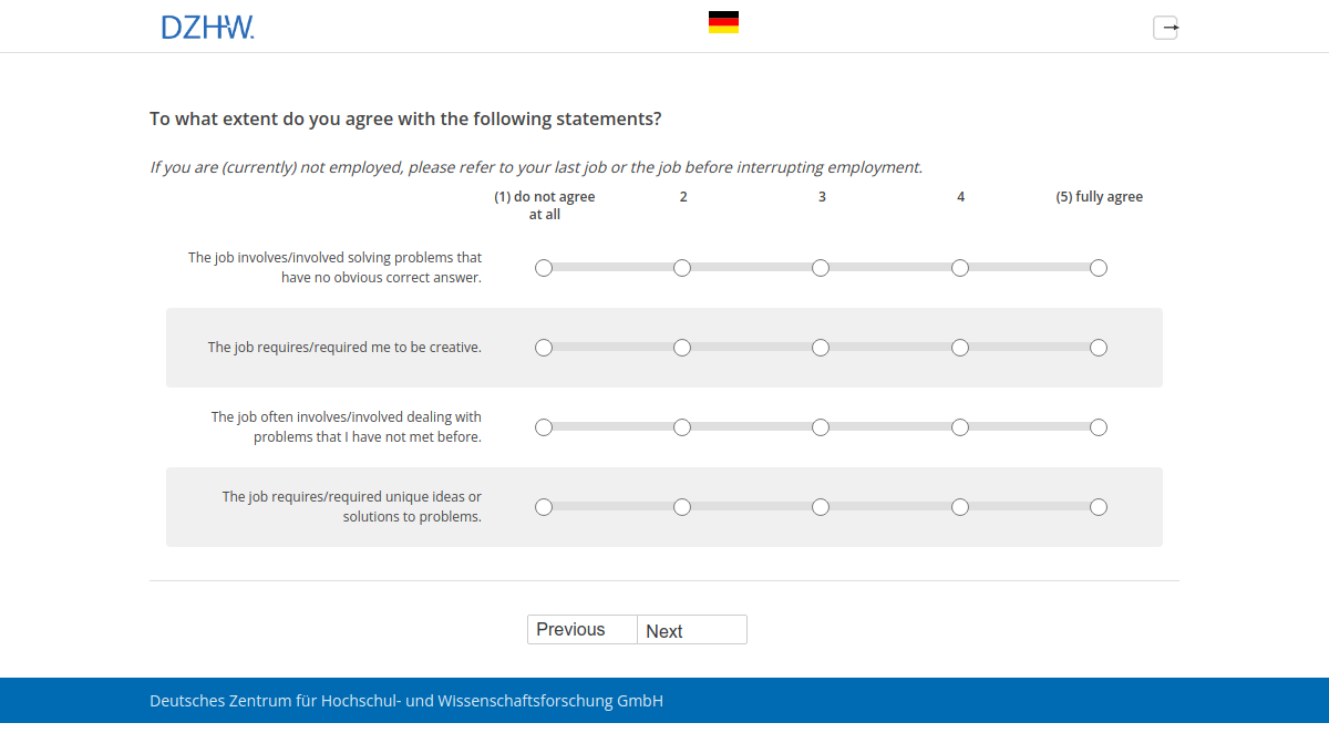 To what extent do you agree with the following statements?