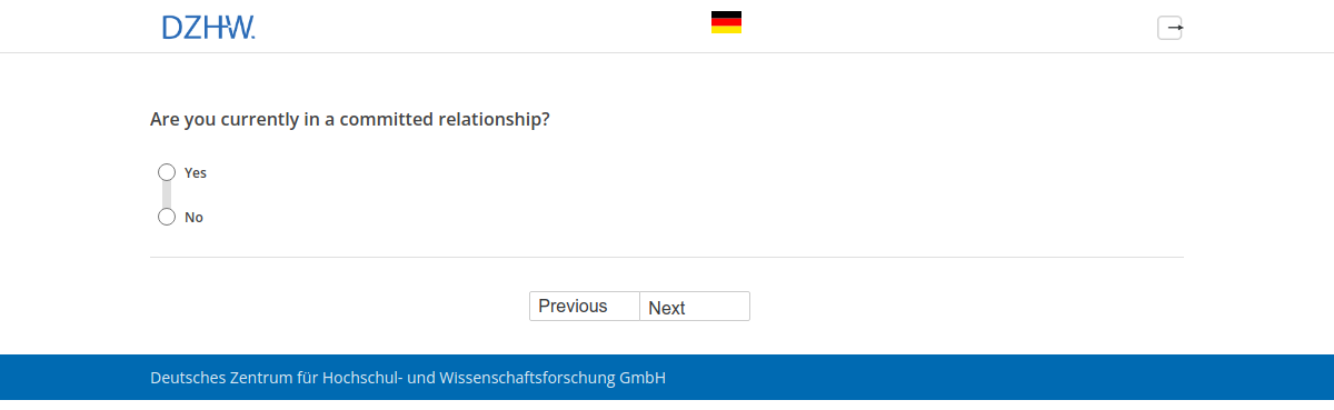 Are you currently in a committed relationship?