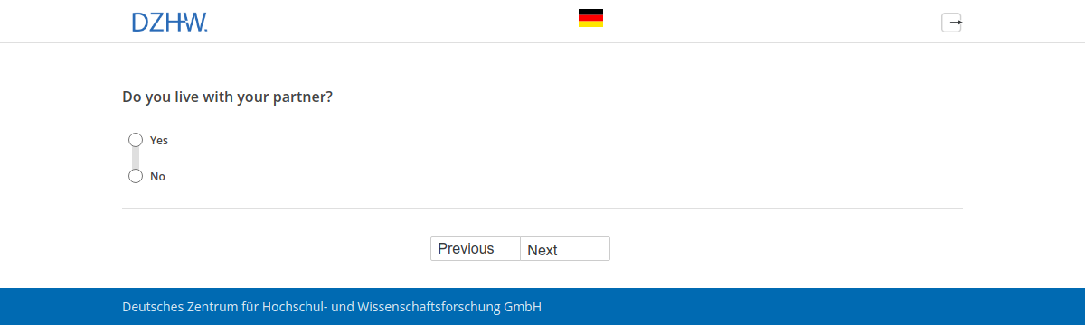 Do you live with your partner?