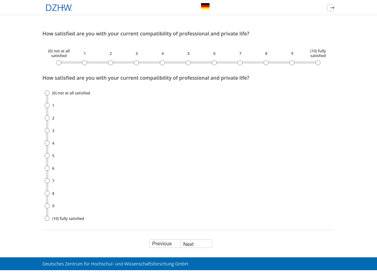How satisfied are you with your current compatibility of professional and private life?How satisfied are you with your current compatibility of professional and private life?