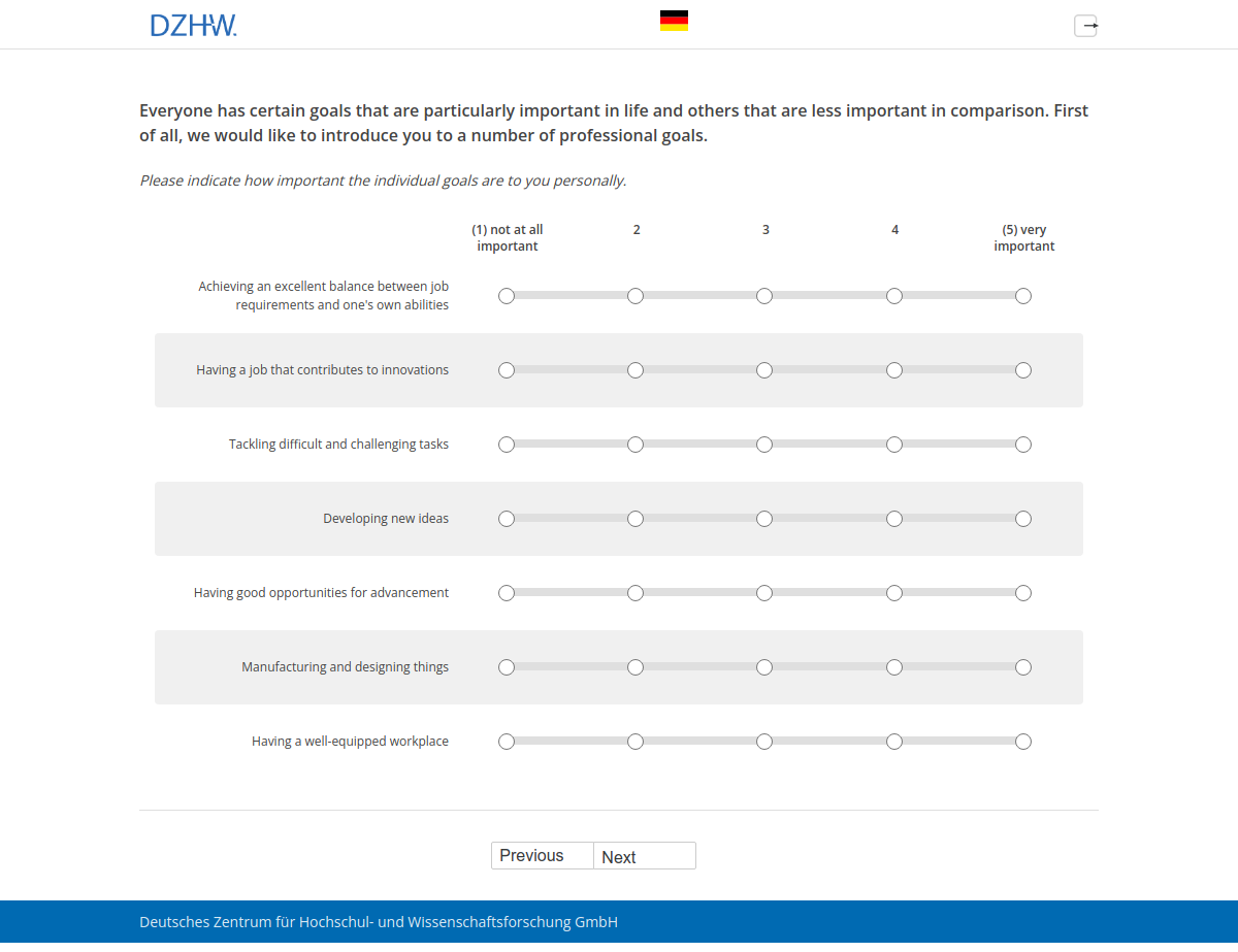 Everyone has certain goals that are particularly important in life and others that are less important in comparison. First of all, we would like to introduce you to a number of professional goals.