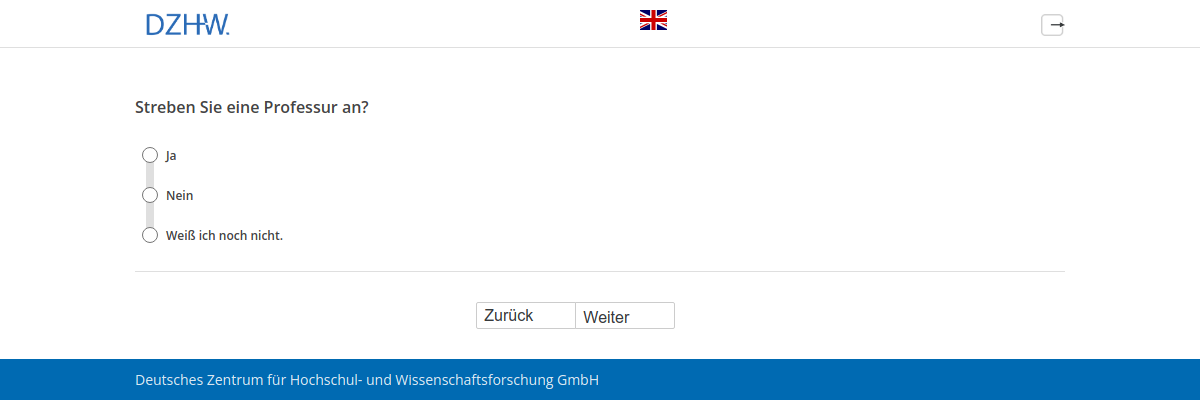 Streben Sie eine Professur an?