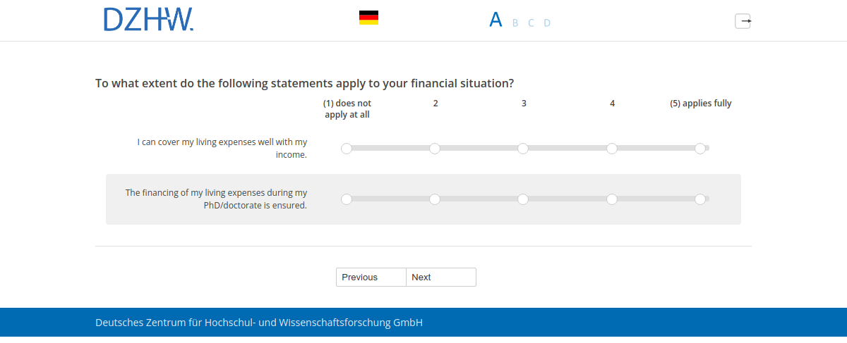 To what extent do the following statements apply to your financial situation?