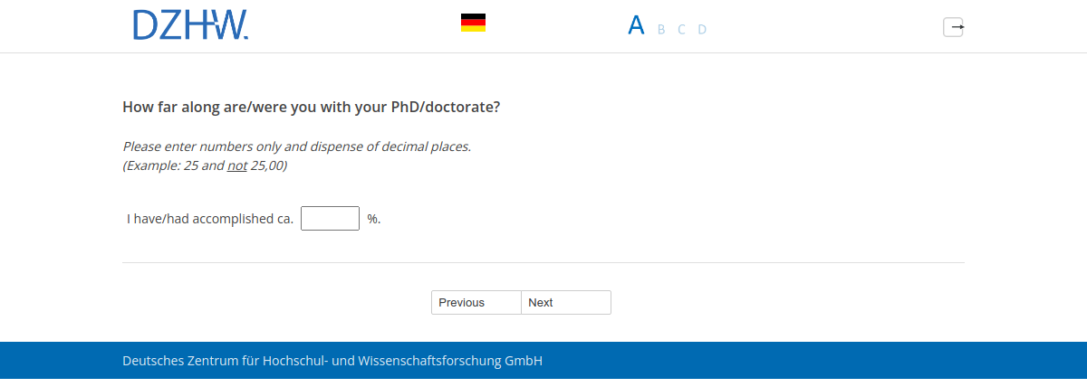 How far along are/were you with your PhD/doctorate?