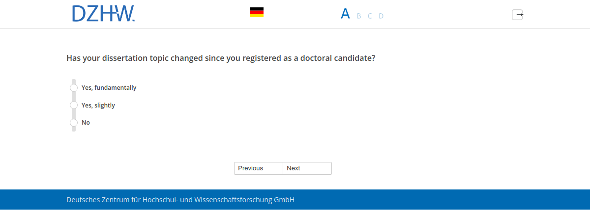 Has your dissertation topic changed since you registered as a doctoral candidate?