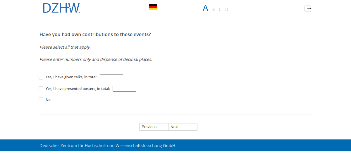 Have you had own contributions to these events?