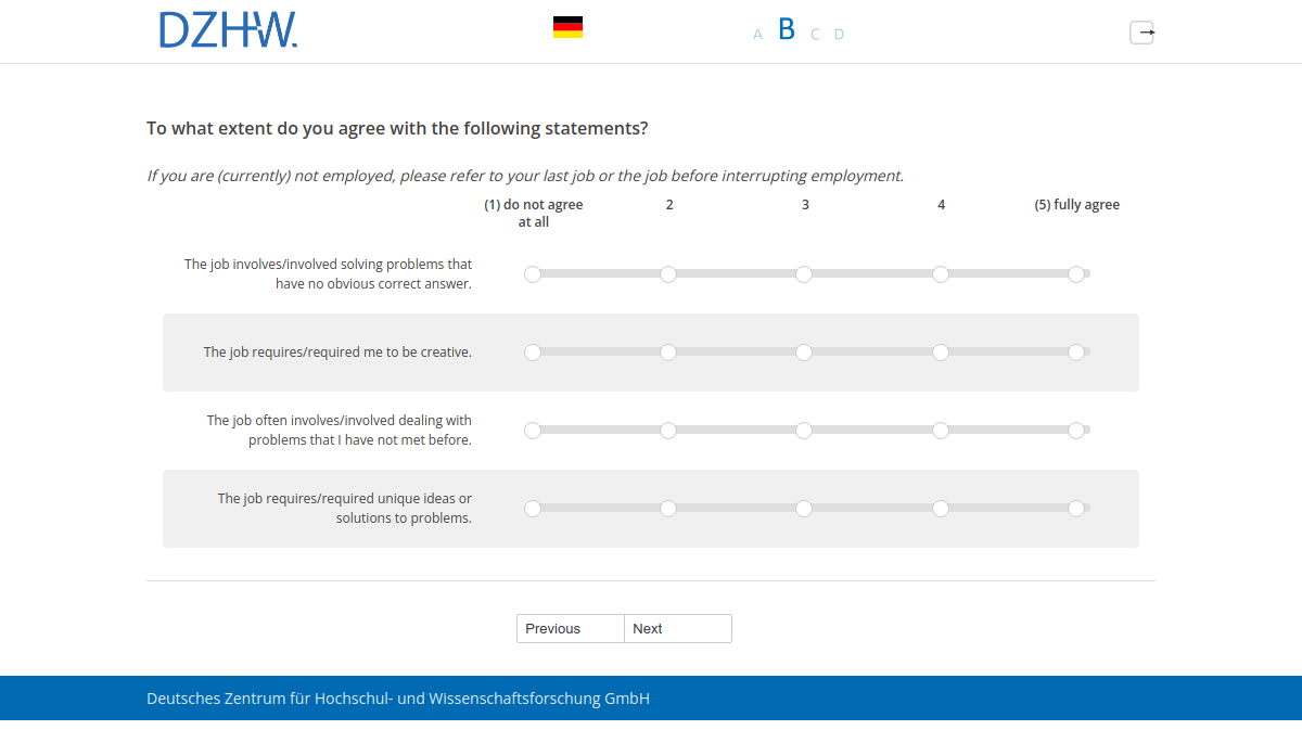 To what extent do you agree with the following statements?