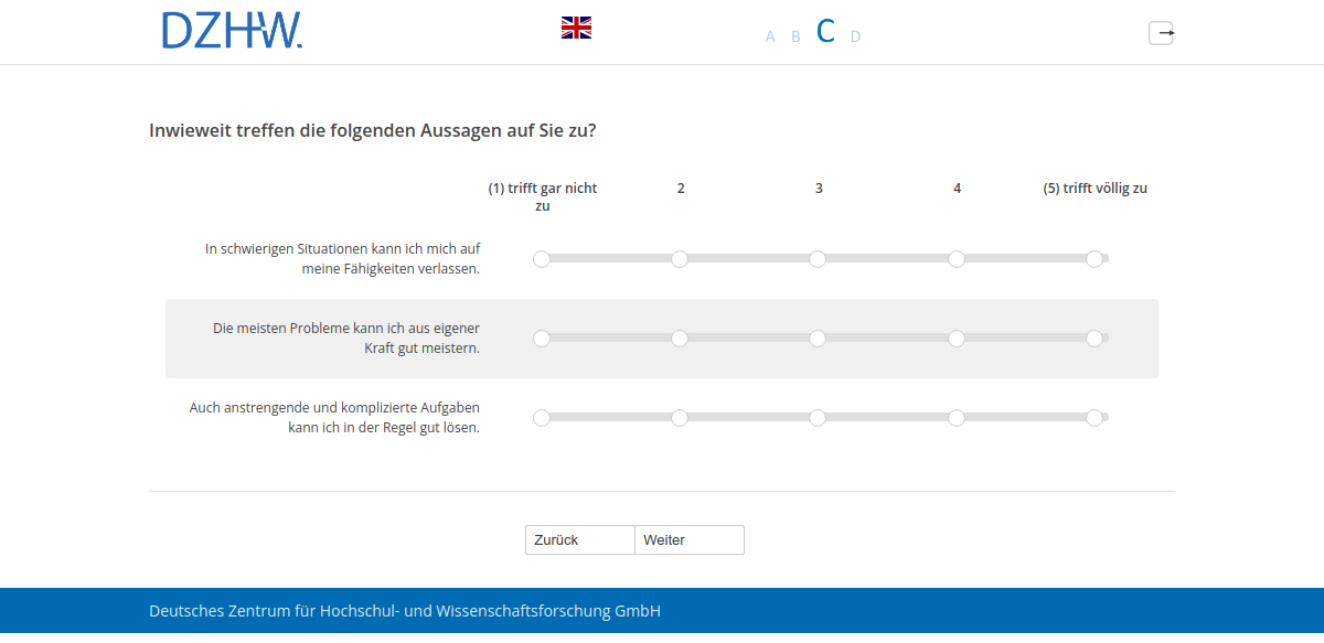 Inwieweit treffen die folgenden Aussagen auf Sie zu?