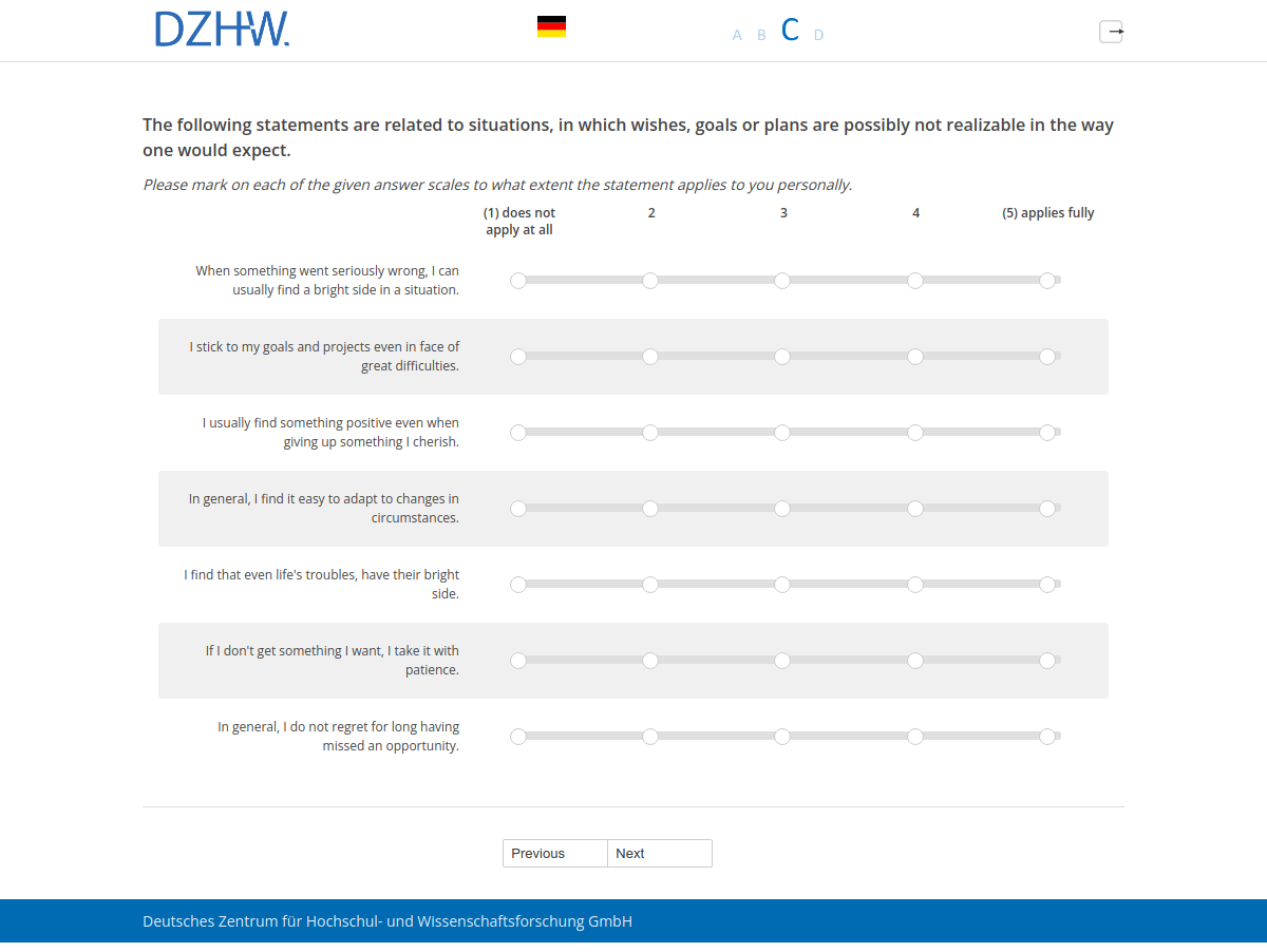 The following statements are related to situations, in which wishes, goals or plans are possibly not realizable in the way one would expect.