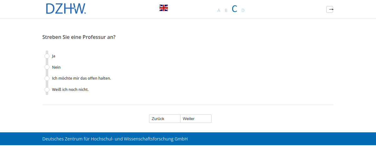 Streben Sie eine Professur an?