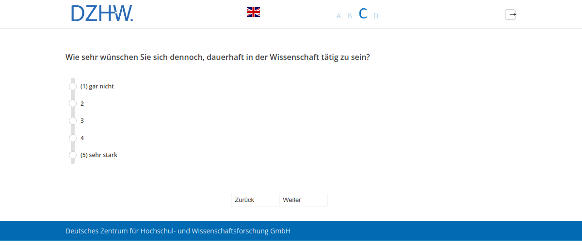 Wie sehr wünschen Sie sich dennoch, dauerhaft in der Wissenschaft tätig zu sein?