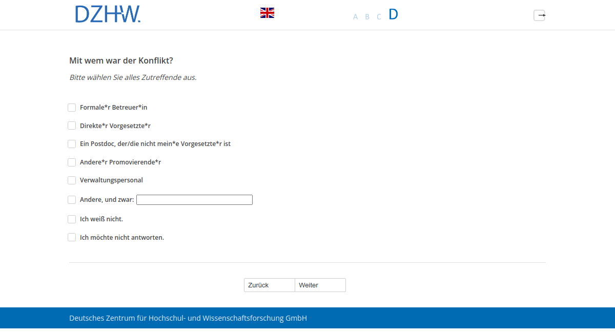 Mit wem war der Konflikt?