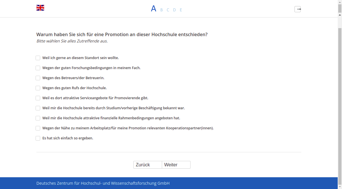 Warum haben Sie sich für eine Promotion an dieser Hochschule entschieden?