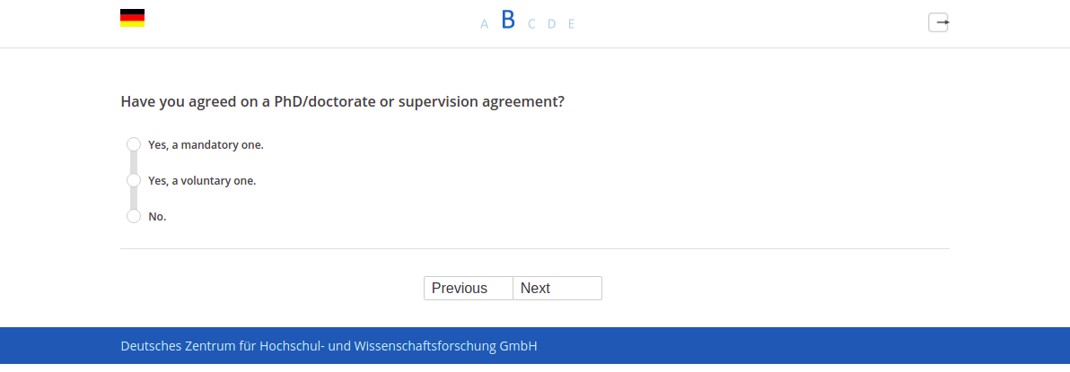 Have you agreed on a PhD/doctorate or supervision agreement?