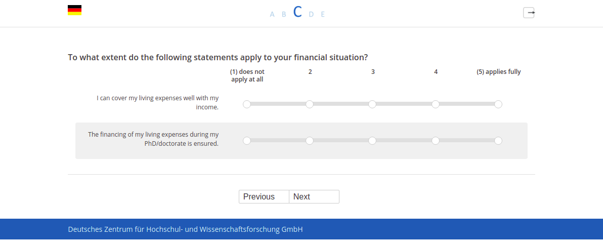 To what extent do the following statements apply to your financial situation?