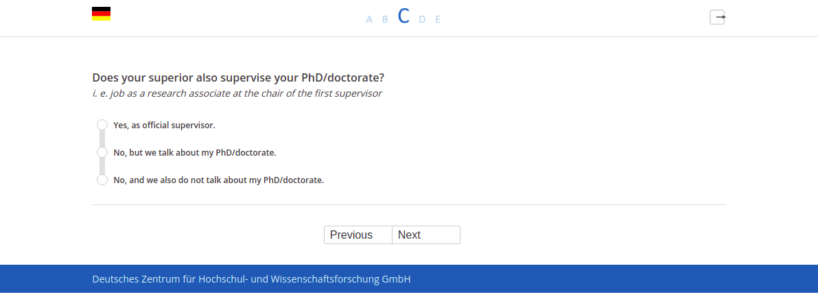 Does your superior also supervise your PhD/doctorate?