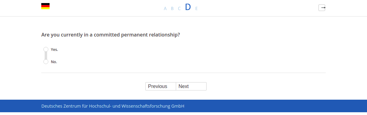 Are you currently in a committed permanent relationship?