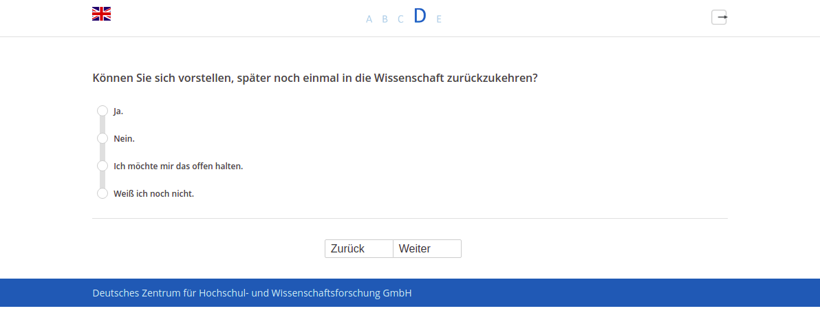 Können Sie sich vorstellen, später noch einmal in die Wissenschaft zurückzukehren?