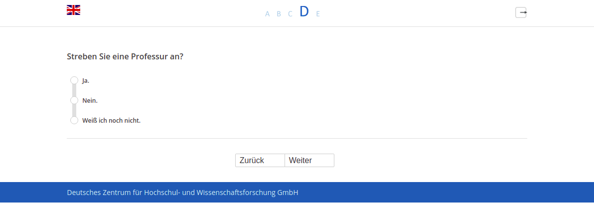 Streben Sie eine Professur an?