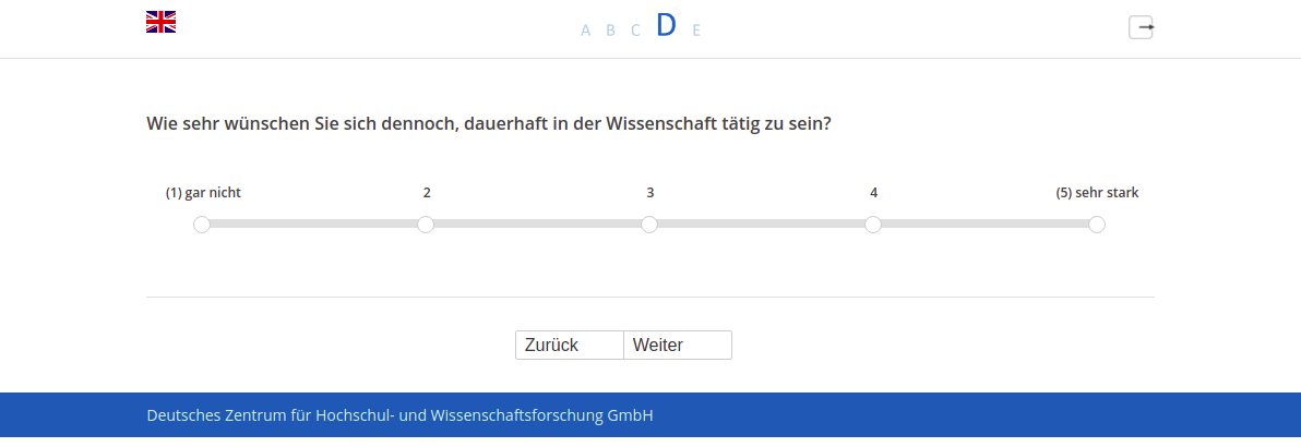 Wie sehr wünschen Sie sich dennoch, dauerhaft in der Wissenschaft tätig zu sein?