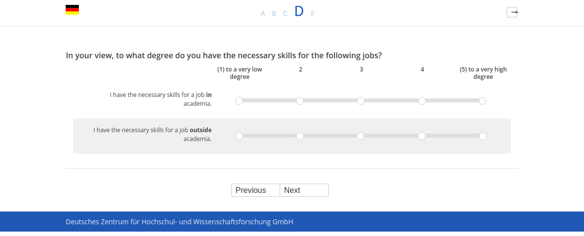 In your view, to what degree do you have the necessary skills for the following jobs?
