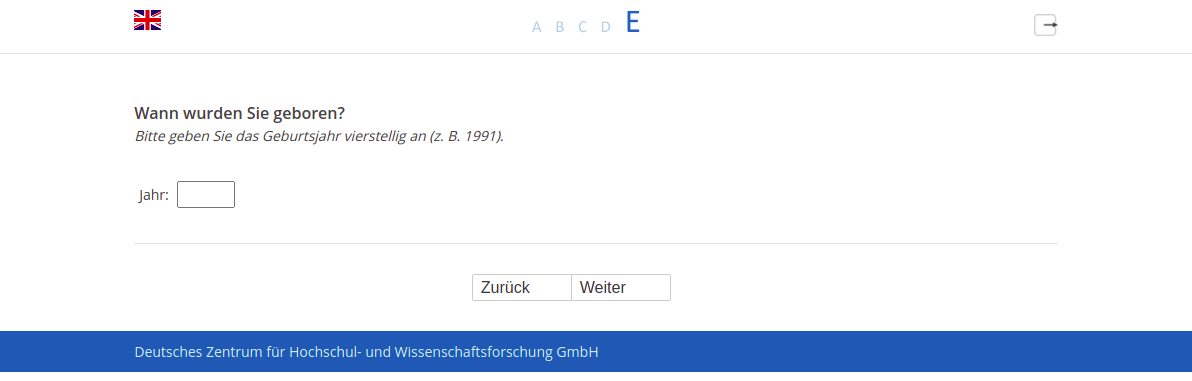 Wann wurden Sie geboren?