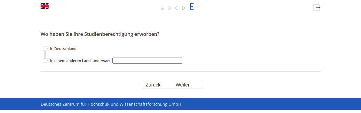 Wo haben Sie Ihre Studienberechtigung erworben?
