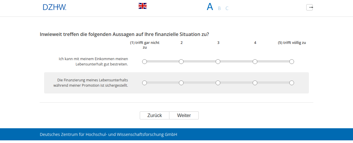 Inwieweit treffen die folgenden Aussagen auf Ihre finanzielle Situation zu?