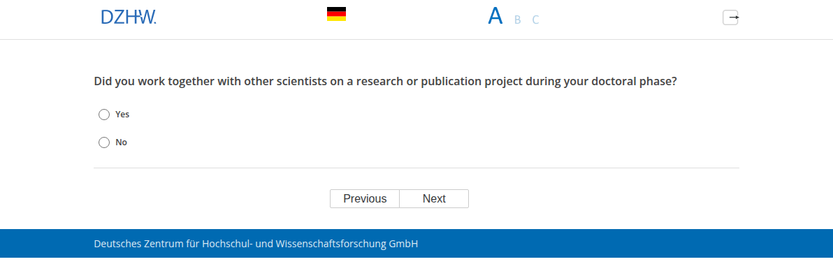 Did you work together with other scientists on a research or publication project during your doctoral phase?