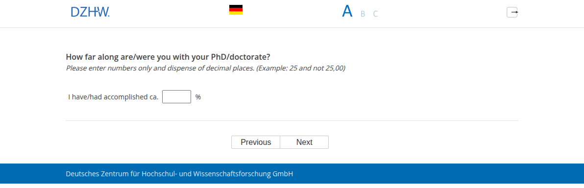 How far along are/were you with your PhD/doctorate?