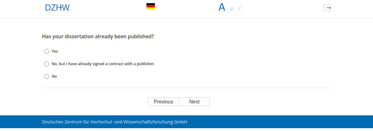 Has your dissertation already been published?