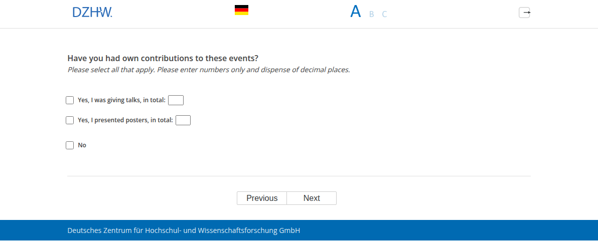 Have you had own contributions to these events?
