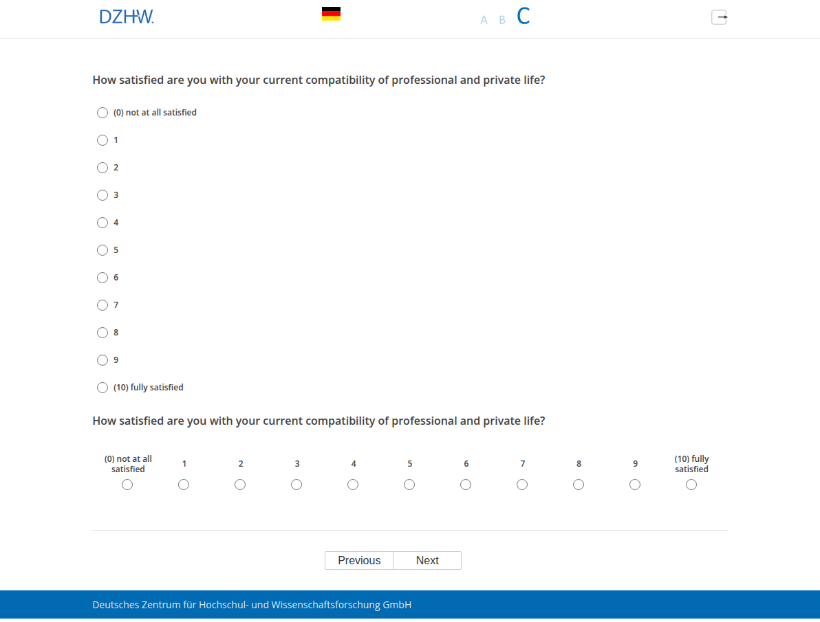 How satisfied are you with your current compatibility of professional and private life?